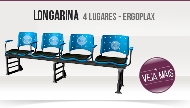 Longarina 4 lugares Ergoplax